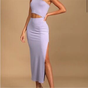 Lulu's Lavender Maxi Dress